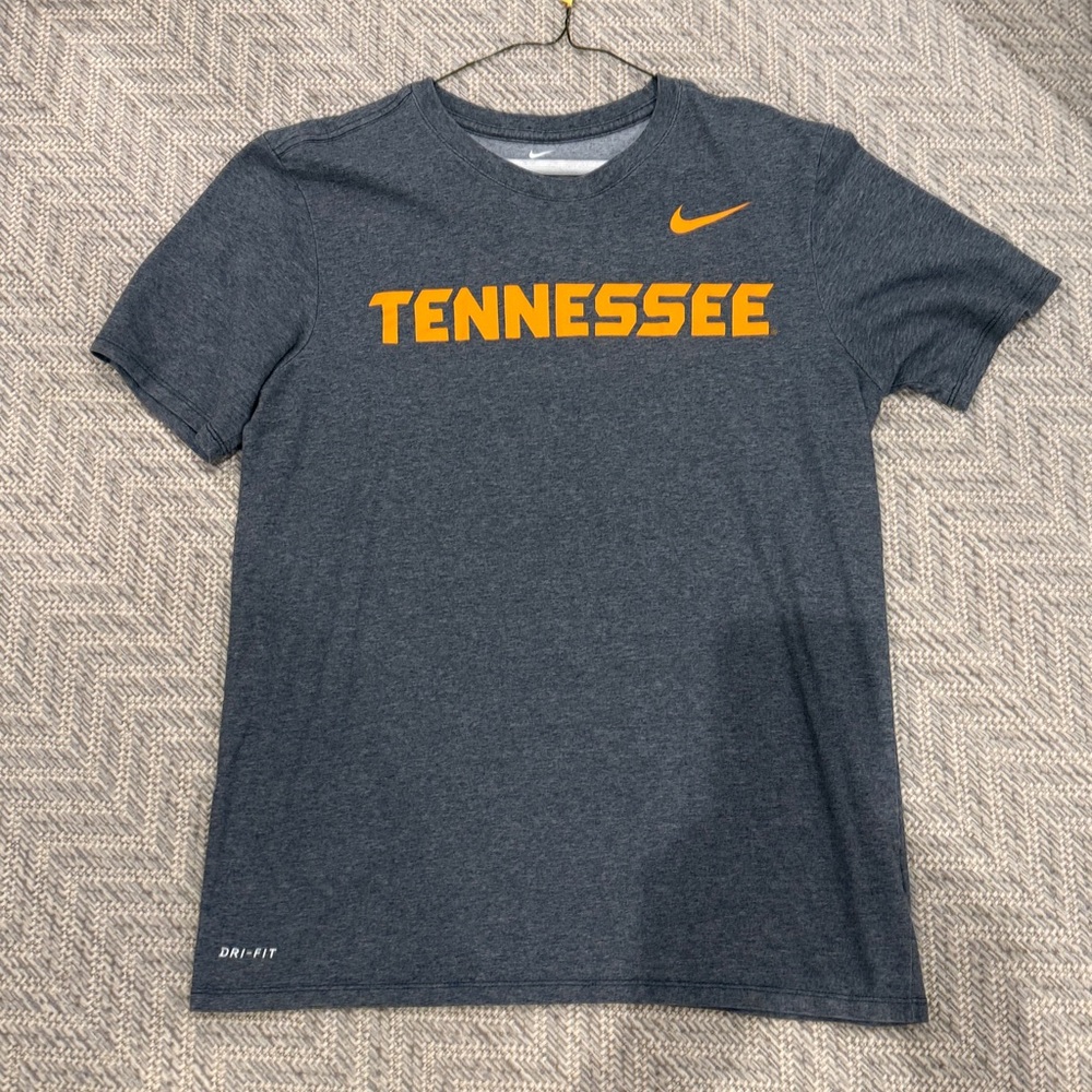 Nike Dark Gray and Orange Tennessee Tee